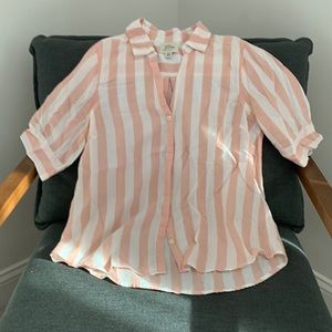 Jcrew short sleeve blouse